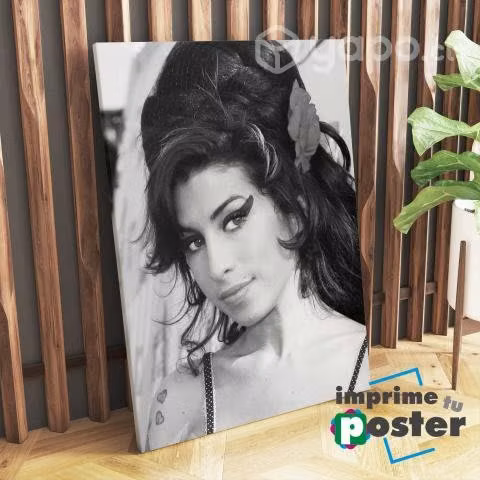 CUADRO DE AMY WINEHOUSE 40x55cm llegar y colgar
