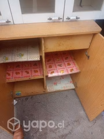 2 muebles de cocina en excelente estado uno colgan