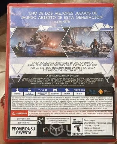 Juego de Play 4 Horizon Zero Down - Imagen 2