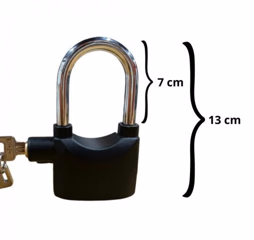 Candado De Seguridad Con Alarma Para Motos Y Bicic - Imagen 3