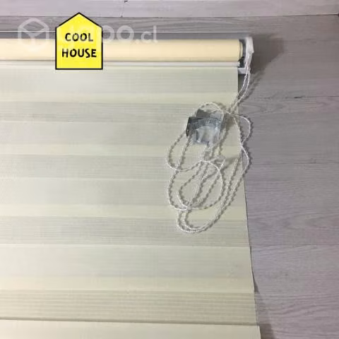 Cortinas Roller Duo, Beige 120 Ancho X 180 Alto MT