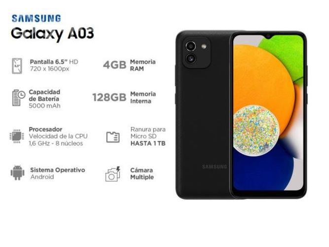 A03 128gb prepago