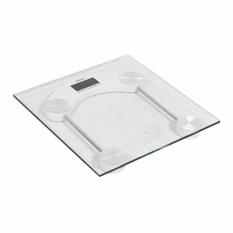 Balanza pesa digital de vidrio templado para baño