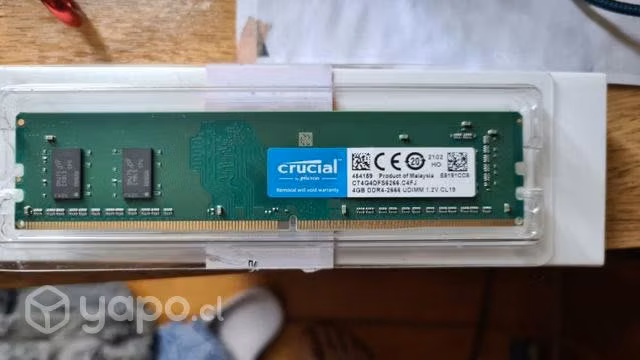 RAM 4GB 2666MHz como nueva