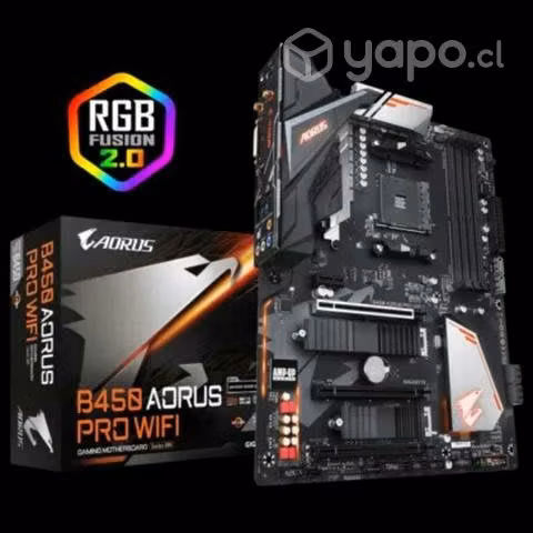 Placa madre marca Auorus modelo b450 pro wifi