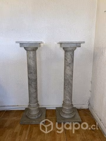 Pedestales de mármol