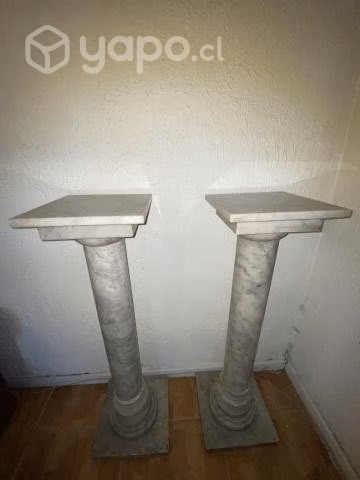 Pedestales de mármol