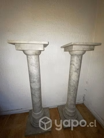 Pedestales de mármol