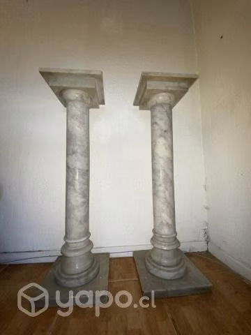 Pedestales de mármol