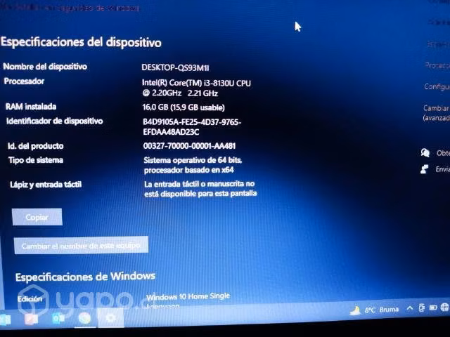 Hp 16GM ram impecable