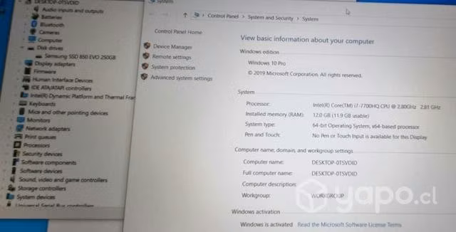 Notebook Hp Omen 15-AX205LA I7HQ