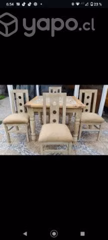Comedor pino Oregon restaurado