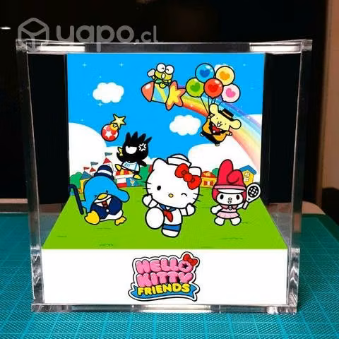 Hello kitty cubo diorama