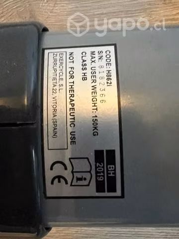 Bicicleta estatica SemiPRO BH 8621 EXCELENTE