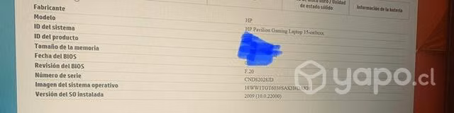 Mi notebook hp pavilion gamin - Imagen 4