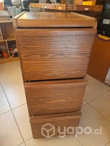Cardex de 3 cajoneras fabricación Chilena