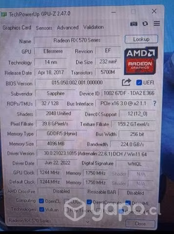 RX 570 4gb