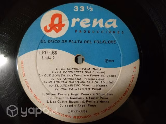 Mv65: vinilo el disco de plata del folklore vol. 1 - Imagen 6