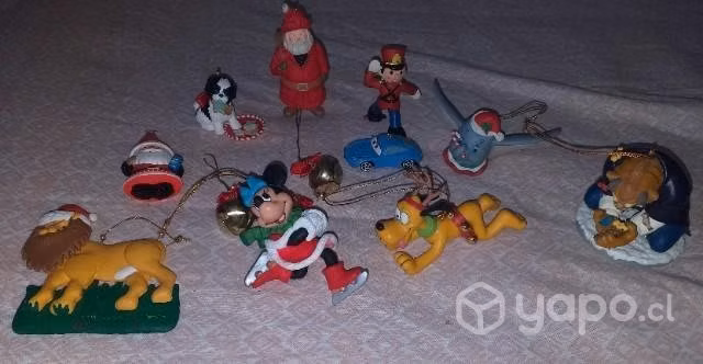 Lote de figuritas para adornar arbolito de pascua