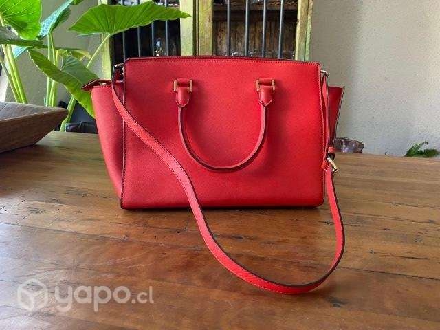 Cartera roja Michael Kors - Imagen 3