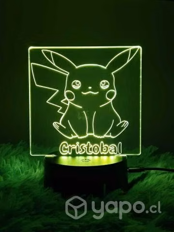 Lámparas acrílico con base led, galvanos