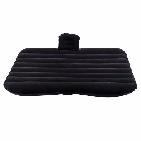 Colchon Inflable Auto Almohada con Compresor Negro