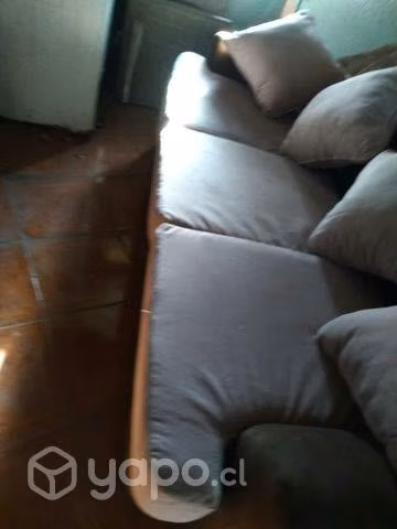 Sofá tres cuerpos muy poco uso - Imagen 4