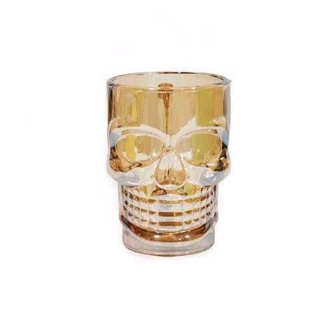 Set 2 piezas de vasos cerveceros 540ml calavera co