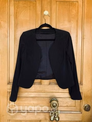 Chaqueta bolero de fiesta negra talla S