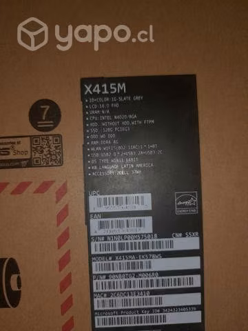 Notebook ASUS