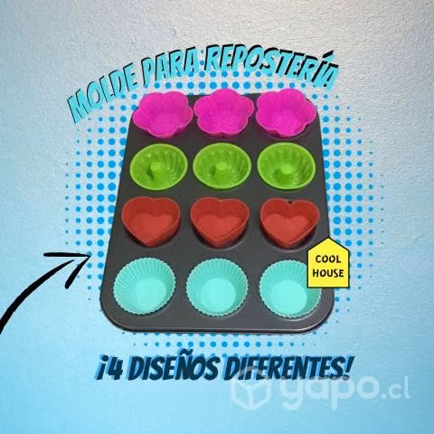 Moldes de Cupcake de Silicona