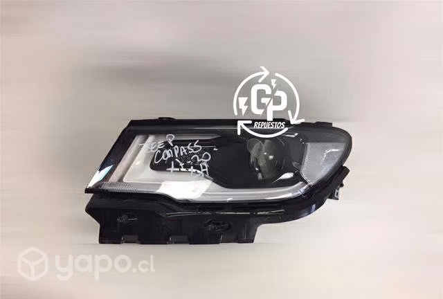 Foco Óptico LH Jeep Compass 2017 2020