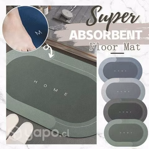 Alfombra de Baño Super Absorbente - Secado Rápido