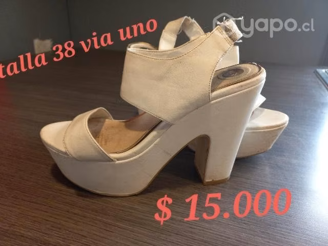 Zapatos poco uso via uno