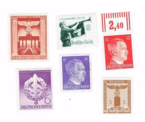 Estampillas Alemania (6), Segunda Guerra Mundial