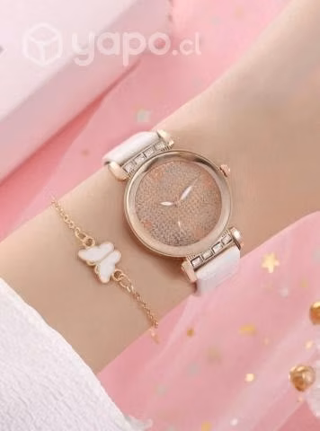 Juvenil y Elegante Reloj + Pulsera - Imagen 4