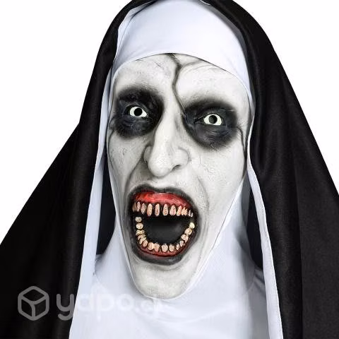 Mascara de Halloween La Monja