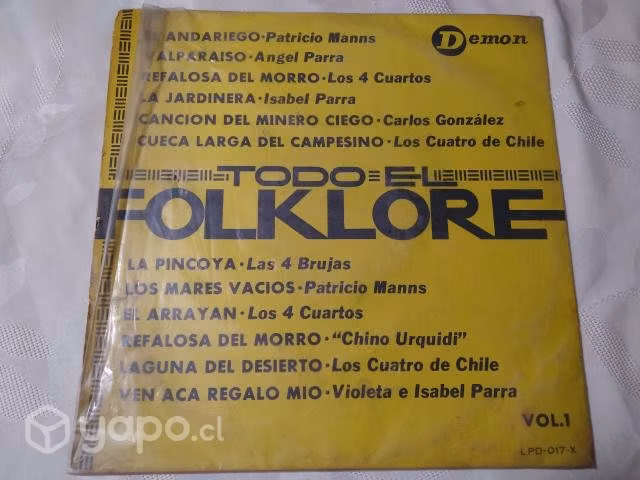 Mv64: vinilo todo el folklore vol. 1