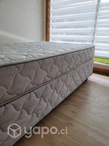 Cama ROSEN 1 plaza y media - Box Americano