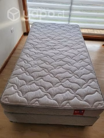 Cama ROSEN 1 plaza y media - Box Americano