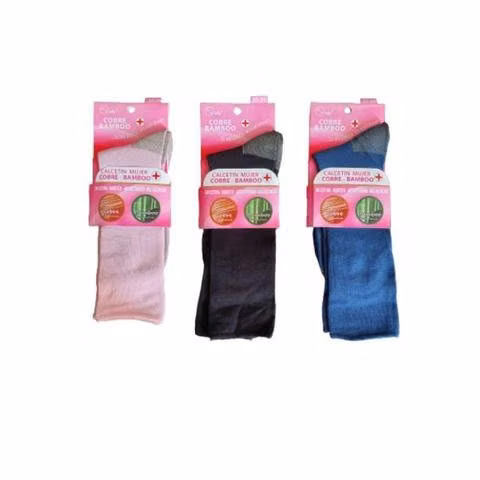 3 pares de Calcetines Mujer Diabética