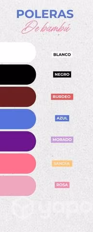 Poleras x docena en tela bambú con logo surtidos