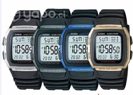 Reloj casio w96-1a deportivo nuevos