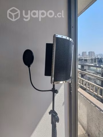 Atril + cabina vocal + pop filter