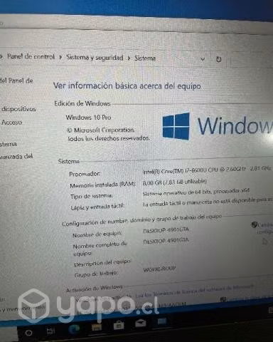 Computador lenovo impecable pantalla full HD