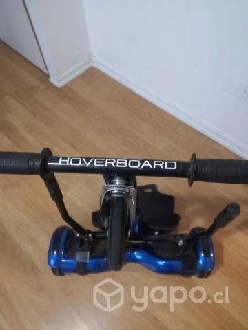 Hoverboard con hover kart carro