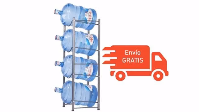 Rack Organizador Estante 4 Bidones de Agua