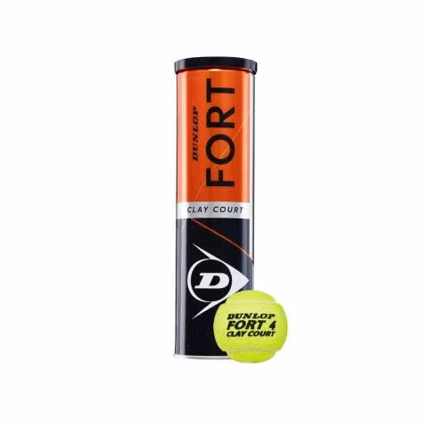 Pelota de tenis Dunlop Fort Clay Court x4