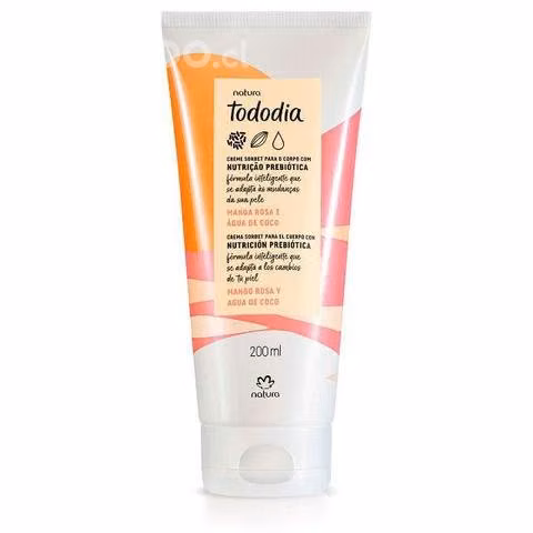 Crema Nutritiva Mango Rosa y Agua de Coco Natura