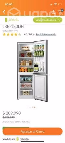Refrigerador libero